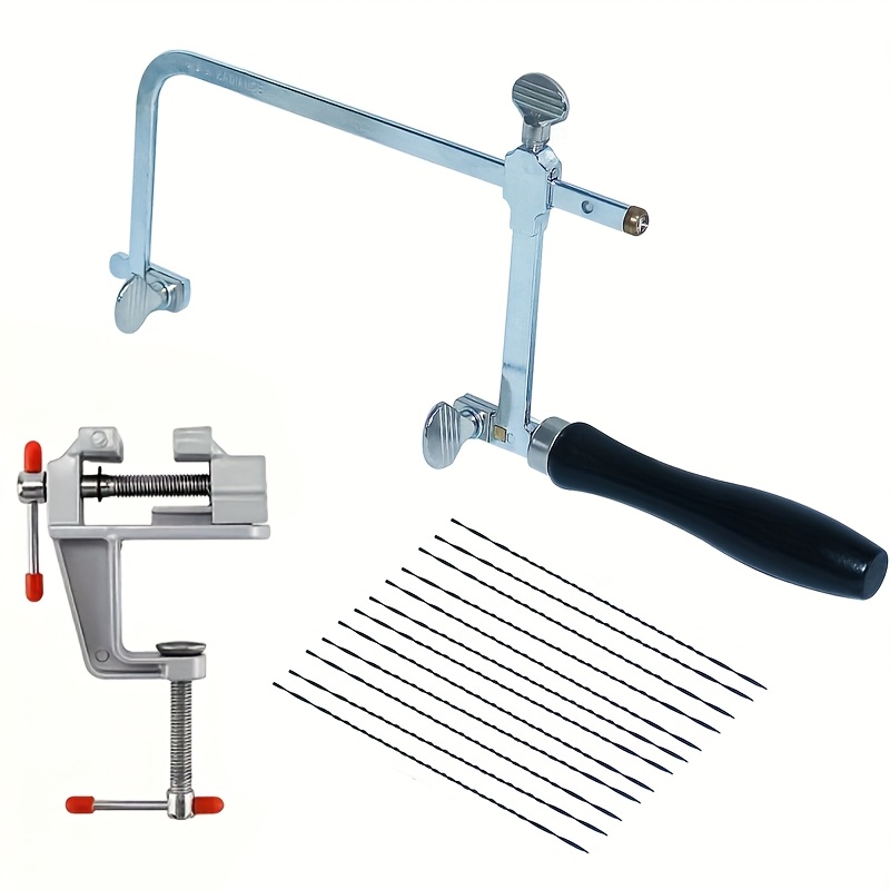 Jewelry Making Kit Professional - Professionelles Schmucksäge-Set mit Verstellbarem Rahmen, 12