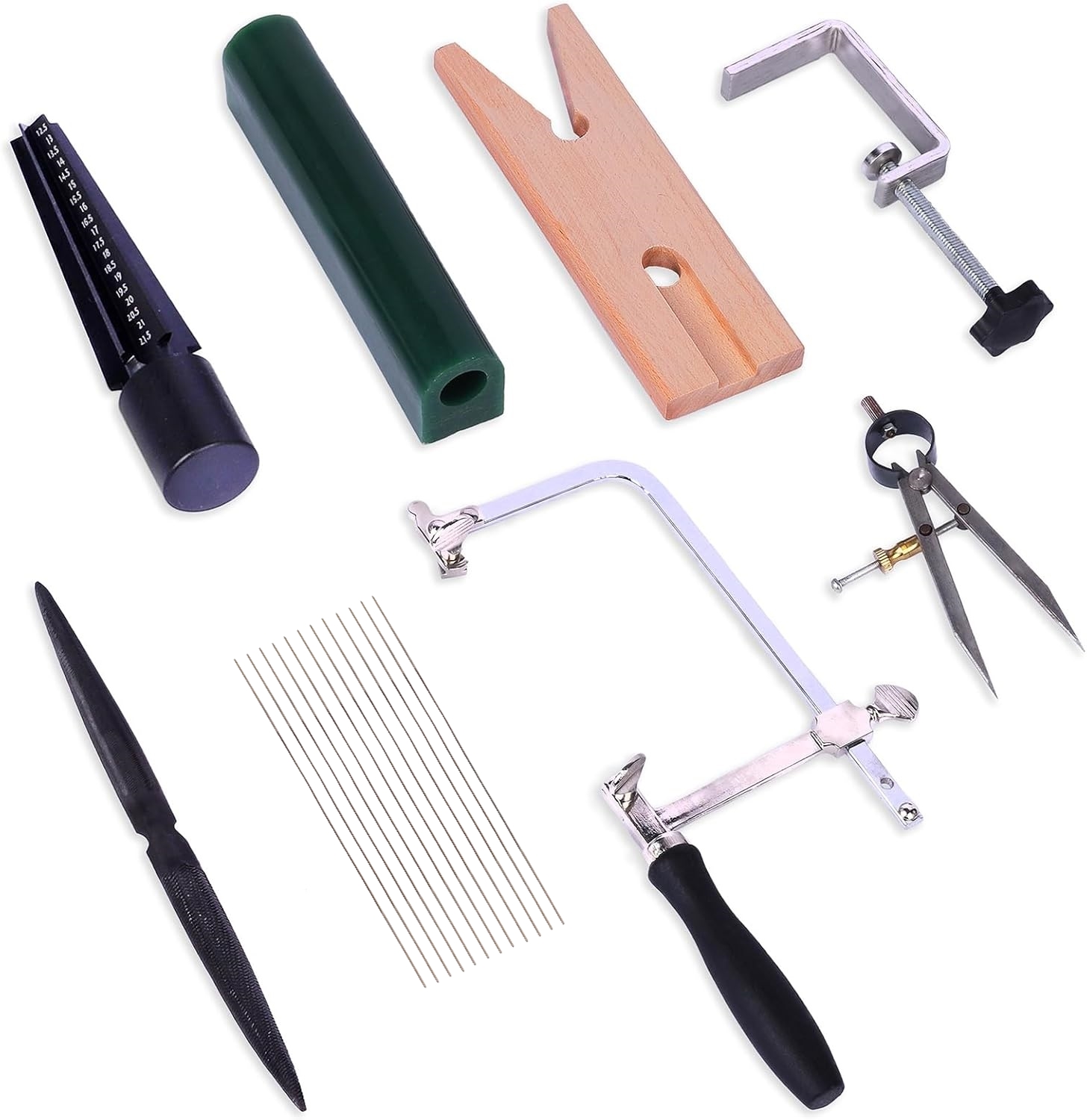 Jewelry Making Kit Professional - Professionelles Schmuckwachsschnitzset mit Ringformen, Sägefeilen und