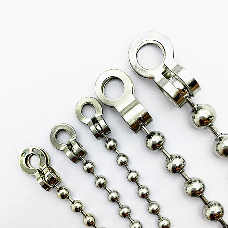 Jewelry Making Kit For Adults - 30 Stück Edelstahl-Kugelketten-Verbindungsverschlüsse, passend für 2,0/2,4/3,2/4/5/6/8