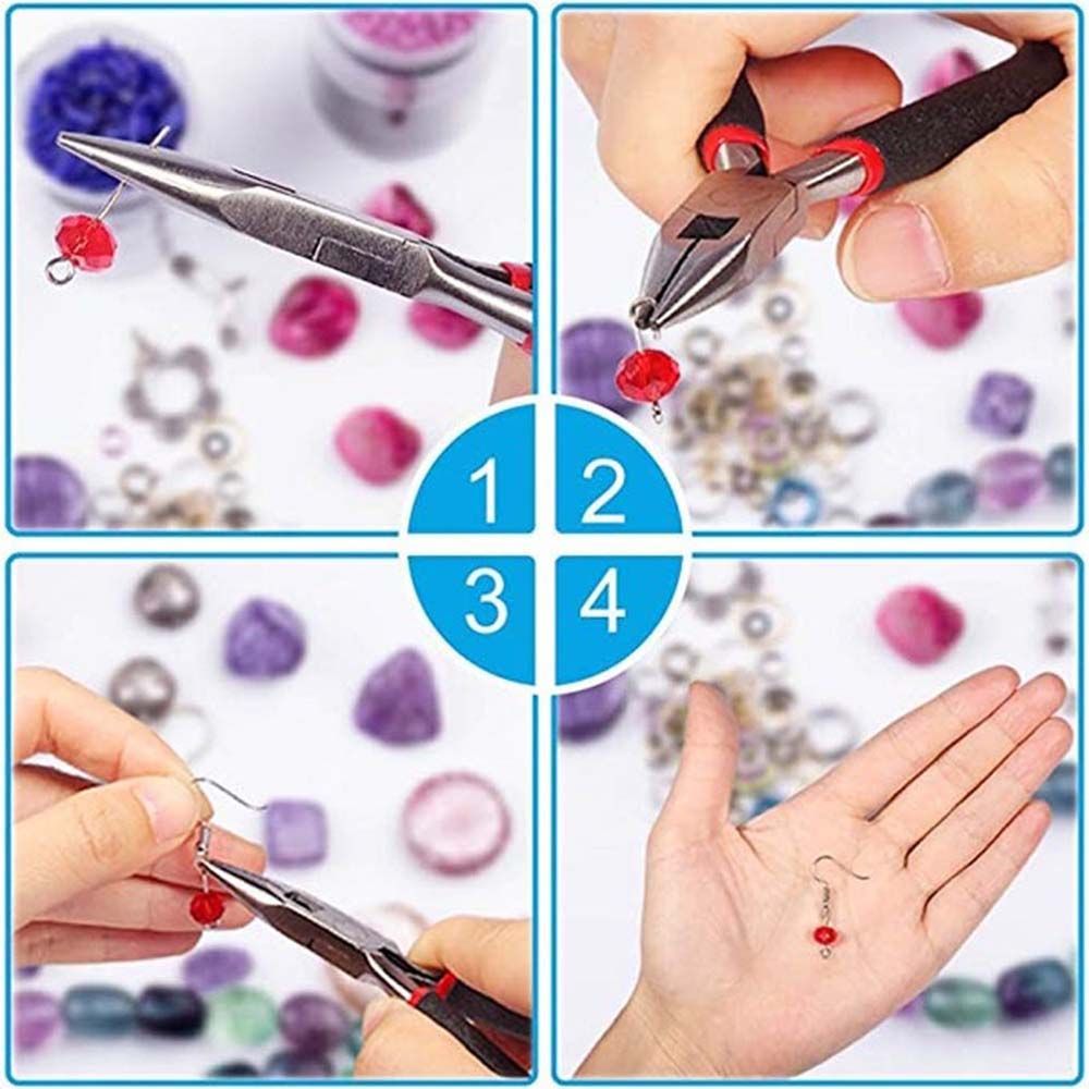 Jewelry Making Kit Professional - Professionelles Nützliches Zubehör DIY Gießhandwerk Schmuckherstellungs-Set