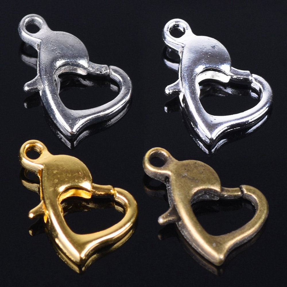 Lobster Clasp Silver - 30 stücke 12x8mm Gold/Silber/Bronze Farbe Metall