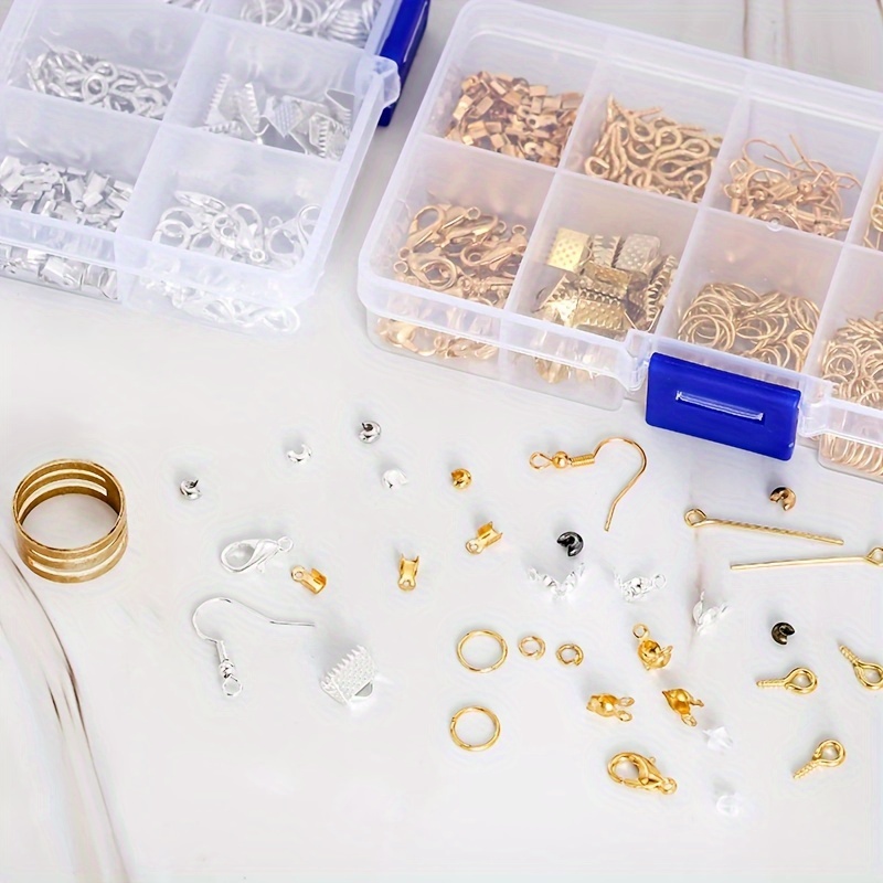Jewelry Making A Ring - 1420-teiliges Schmuckzubehör-Set in 1 Box, Ohrring-Bastelset