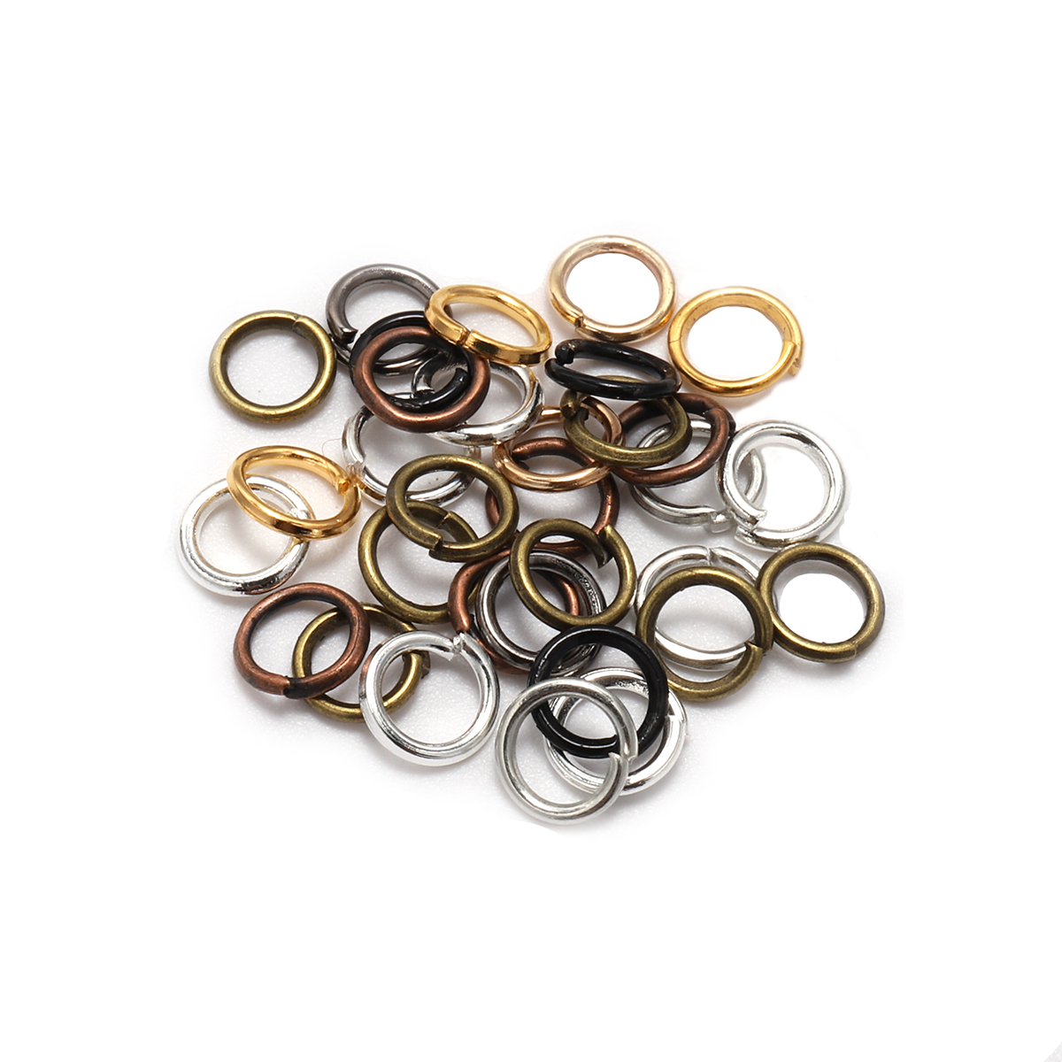 Jewelry Making Supplies Wholesale - 50/100/200 Stück 3-20 mm Mehrgrößen-Sprengringe Verbindungsringe
