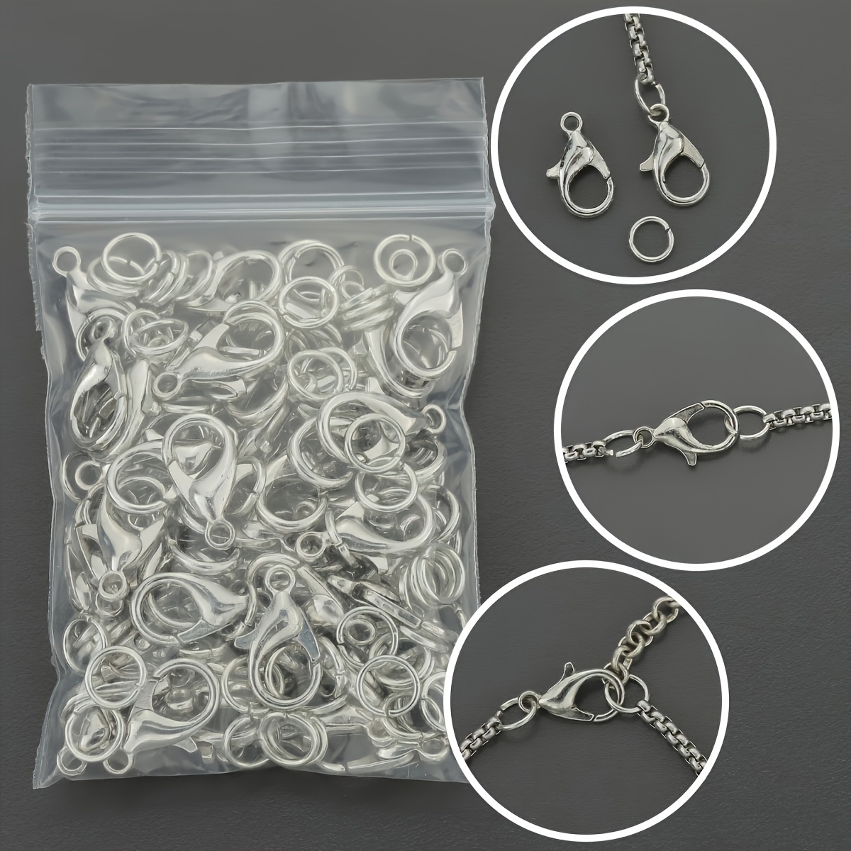 1/2/300 Stück Karabinerverschl – Jewelry Making Equipment Bewertung und Preis