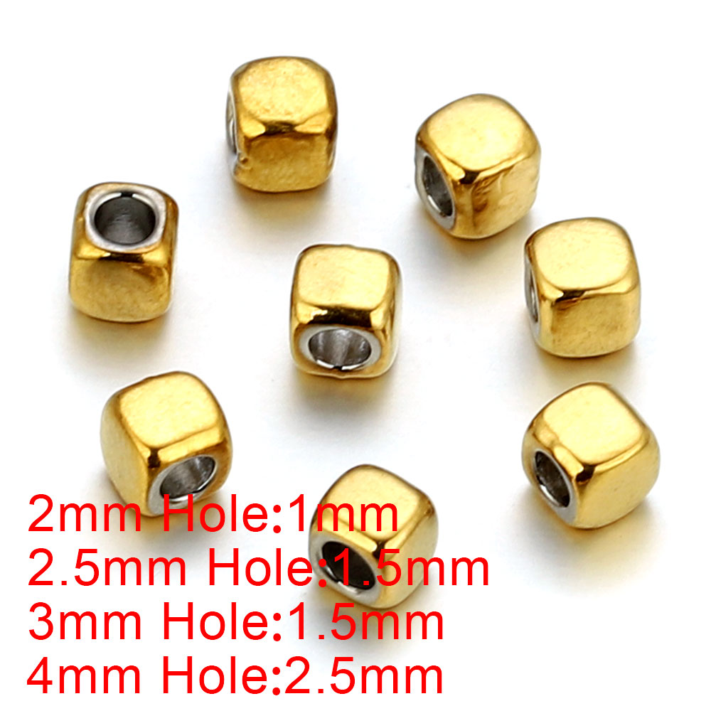 50 Stück 2/3/4 mm quadratische – Jewelry Making Supplies Wholesale Bewertung und Preis