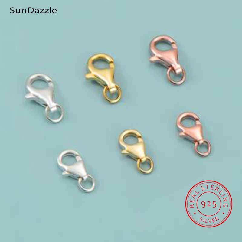 2 stücke Echte Reine Solide 92 – Lobster Clasp Silver Bewertung und Preis