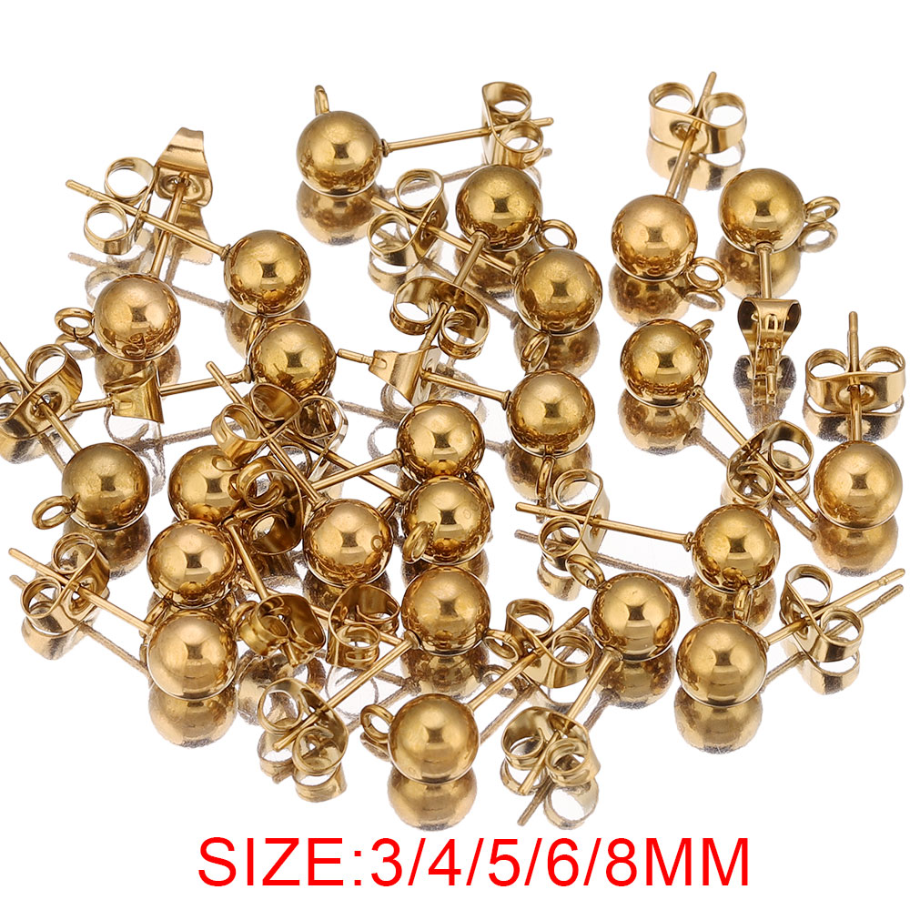 20 Stück Edelstahl 4 5 6 8 mm  – Jewelry Making Supplies Wholesale Bewertung und Preis