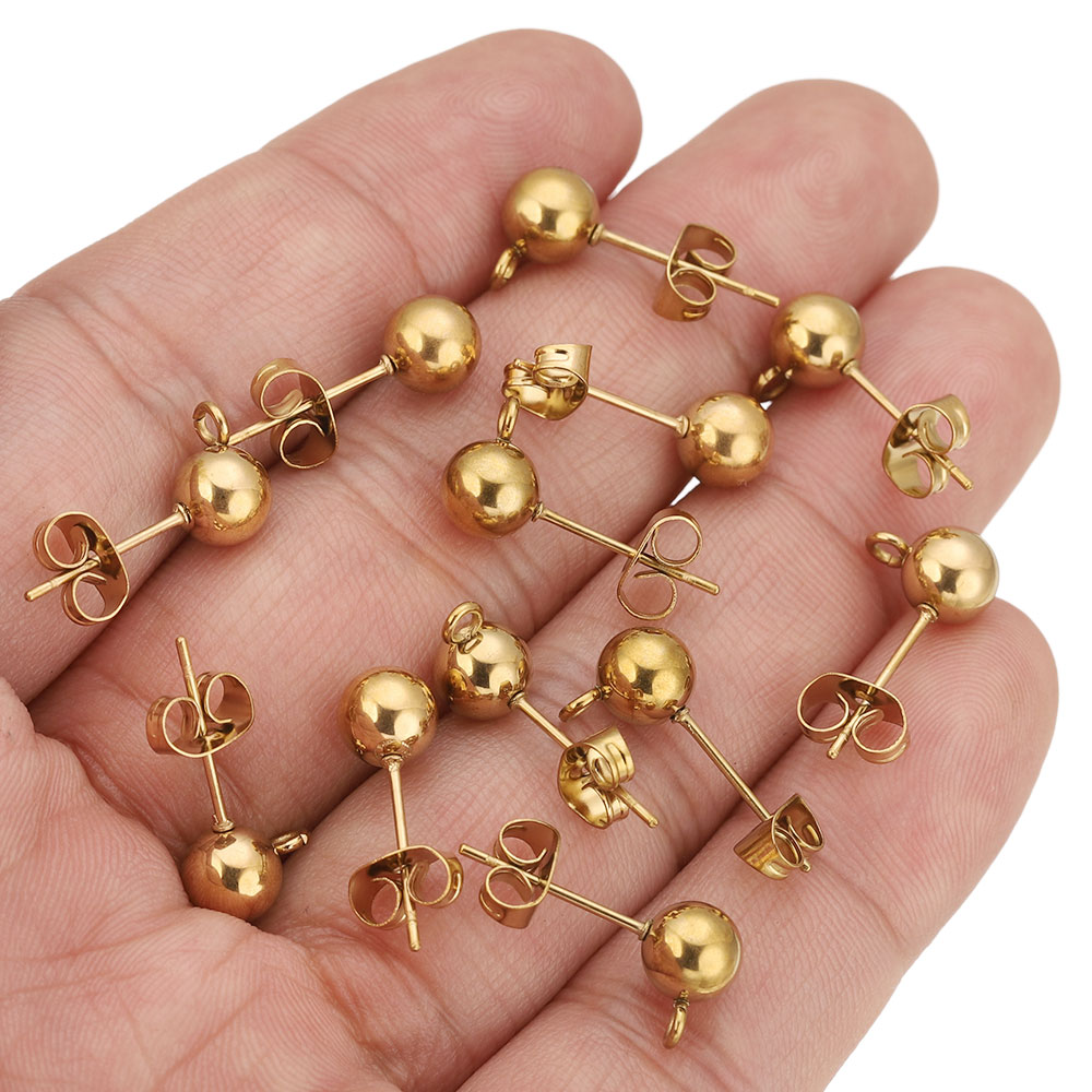 20 Stück Edelstahl 4 5 6 8 mm  – Jewelry Making Supplies Wholesale Bewertung und Preis