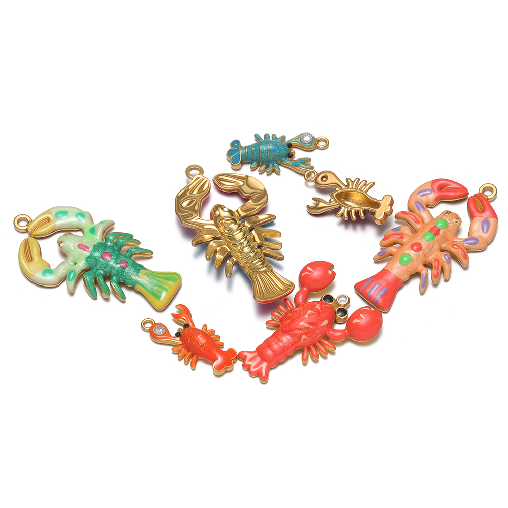 4er-Set Edelstahl-Hummer-Anhän – Jewelry Making 4 Year Old Bewertung und Preis