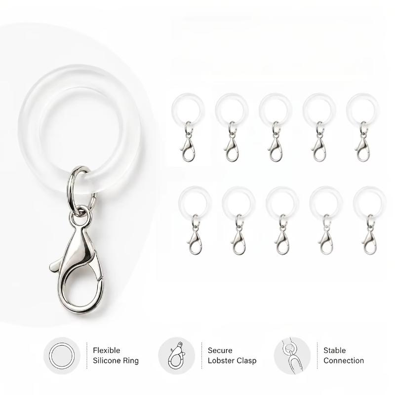 Silikon-Regenschirmgriffringe, – Lobster Clasp Silver Bewertung und Preis