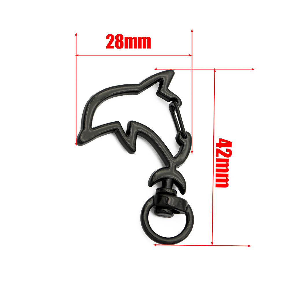 10 Stück Metall-Delfin-Karabin – Jewelry Making Supplies Wholesale Bewertung und Preis