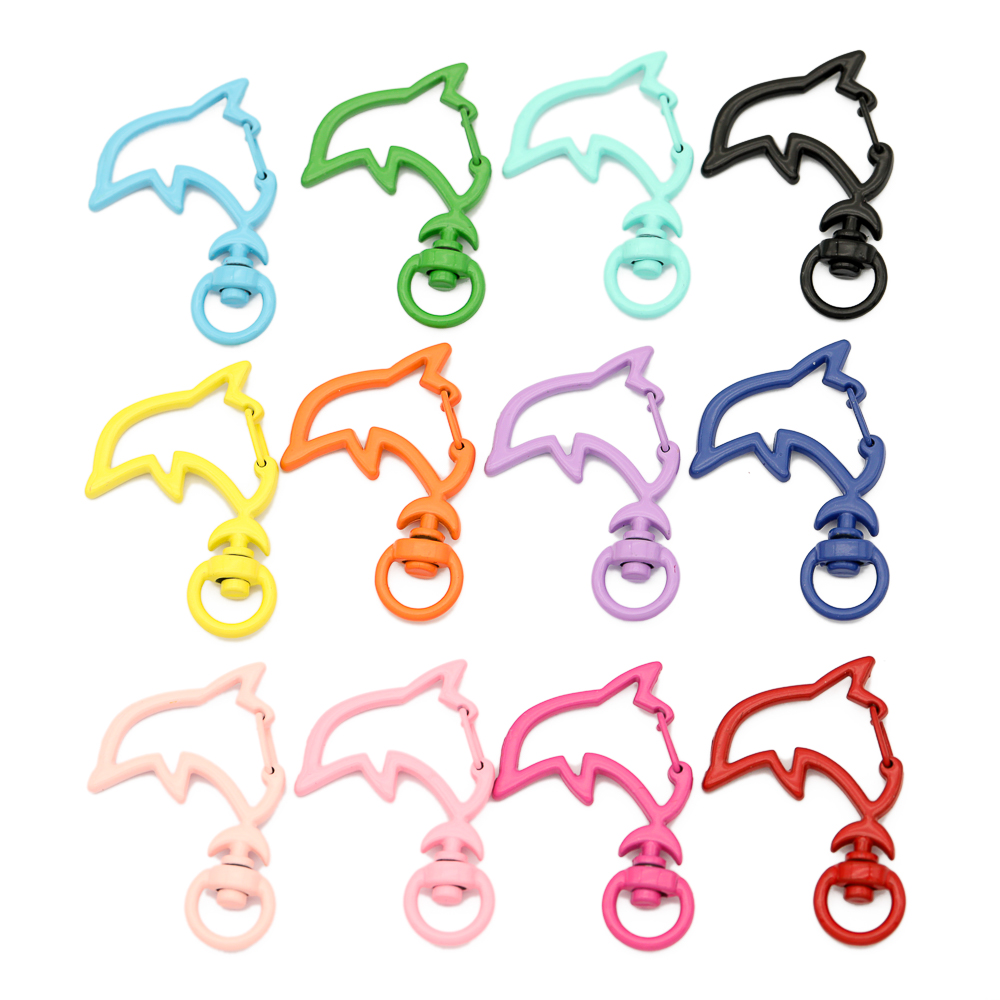10 Stück Metall-Delfin-Karabin – Jewelry Making Supplies Wholesale Bewertung und Preis