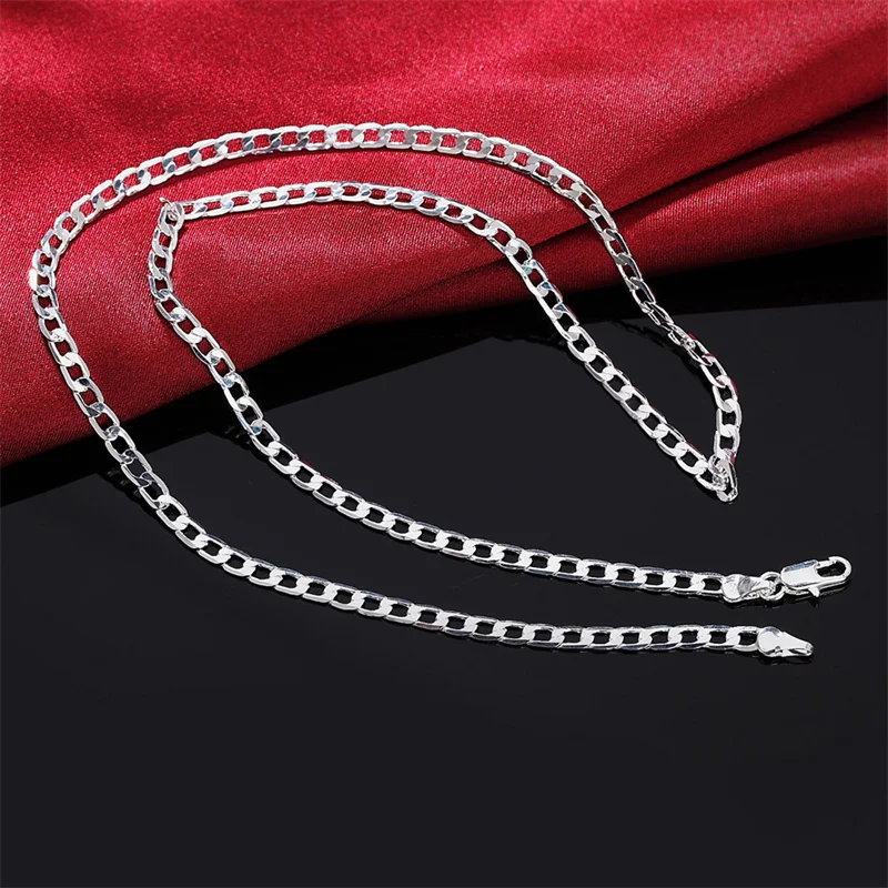 Herren-Halskette aus 925er Ste – Lobster Clasp Silver Bewertung und Preis