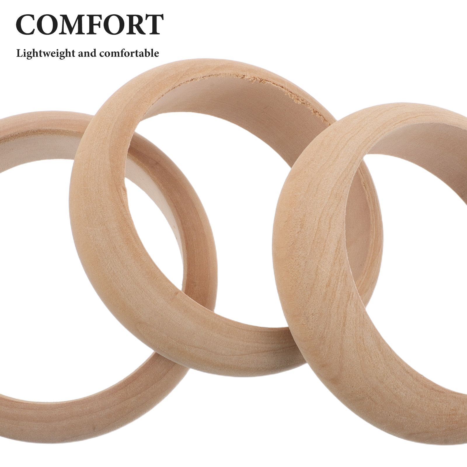 4 Stück Natürliche Holzarmreif – Jewelry Making A Ring Bewertung und Preis