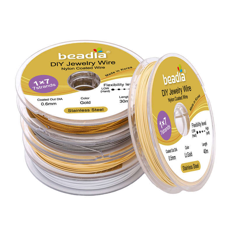 30-50M/Rolle 304 Edelstahldrah – Jewelry Making Gold Wire Bewertung und Preis