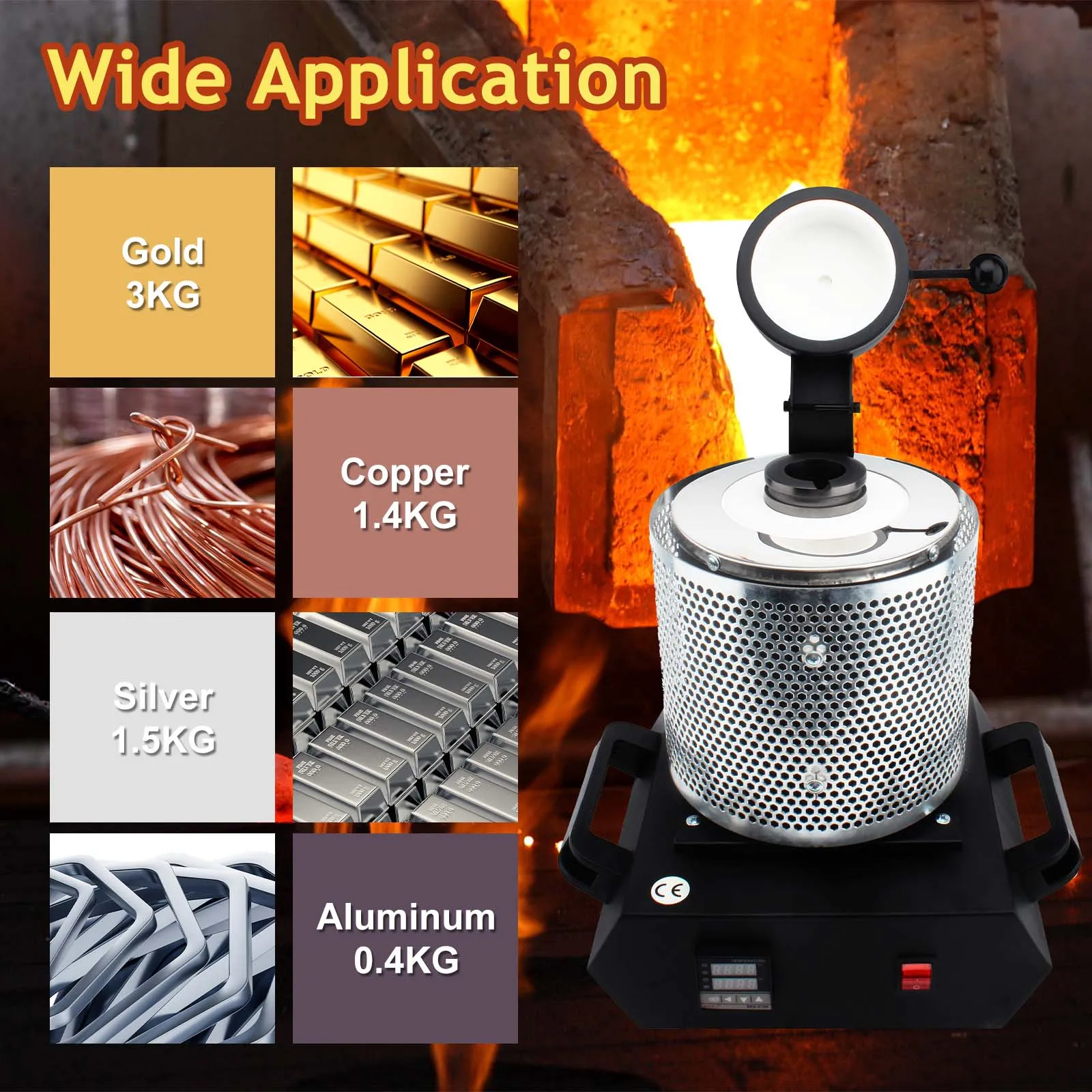 3KG Digitaler Schmelzofen mit  – Jewelry Making Anvil Bewertung und Preis