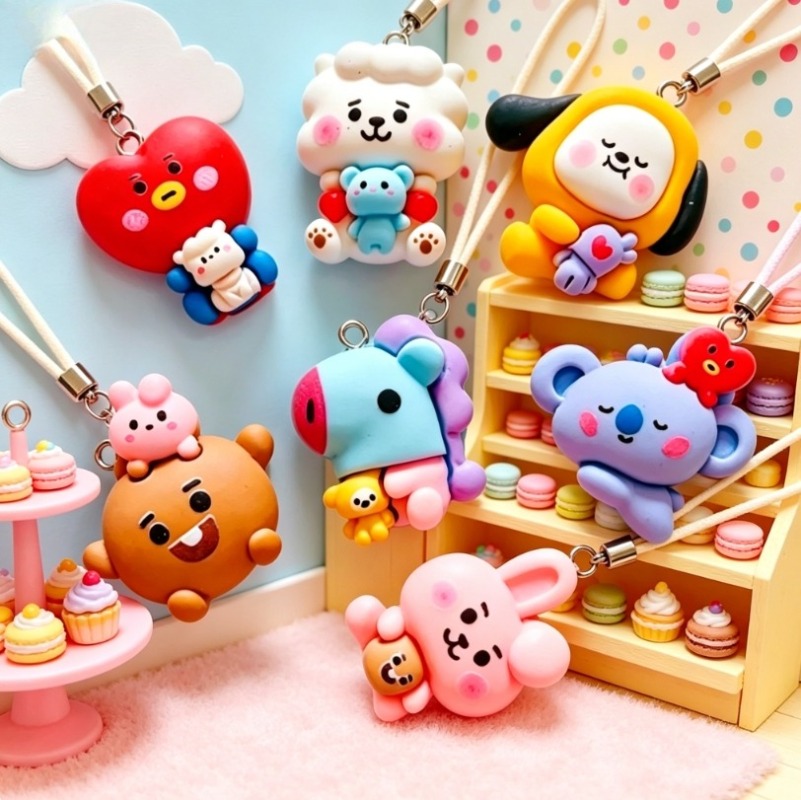7 Stück BT21 Harz-Cartoon-Anhä – Jewelry Making Kit For Adults Bewertung und Preis