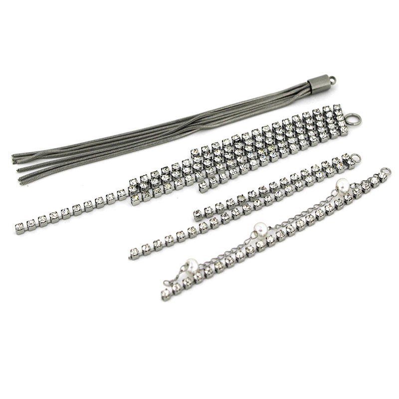2 Stück Edelstahl-Strassketten – Jewelry Making Materials Wholesale Bewertung und Preis