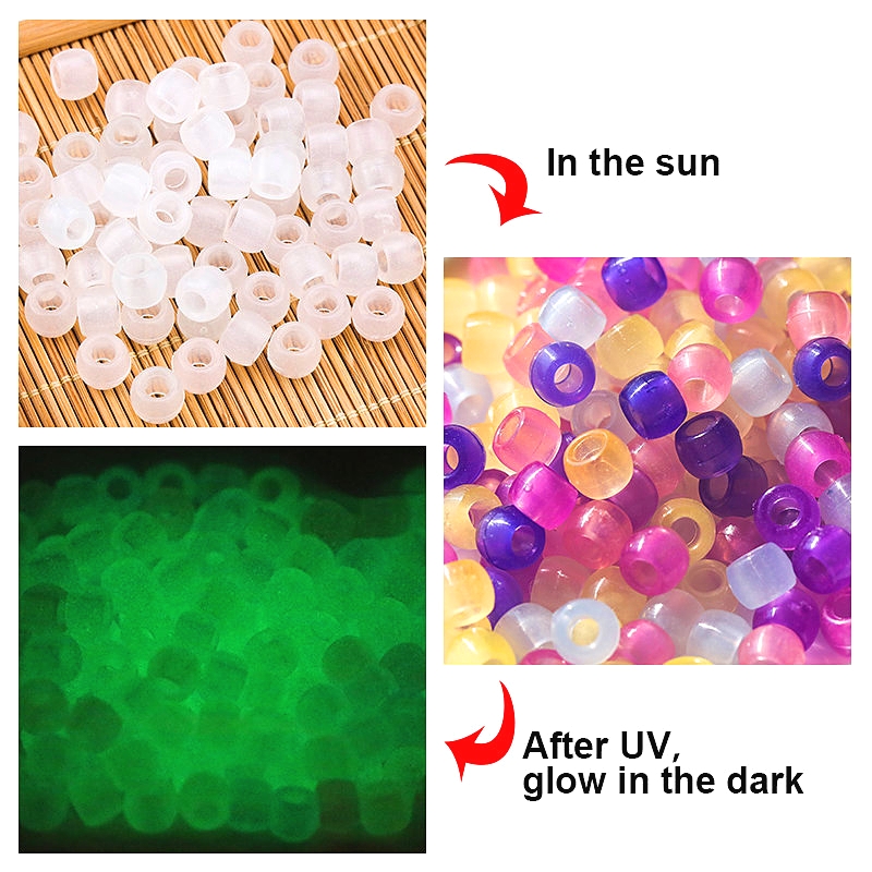 6*8mm UV-reaktive Acrylperlen  – Jewelry Making 4 Year Old Bewertung und Preis