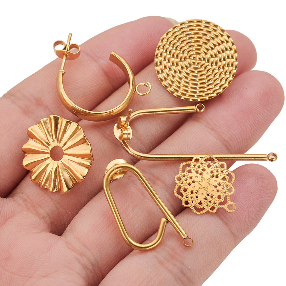 10 Stück Edelstahl-Ohrringe, 1 – Jewelry Making Supplies Wholesale Bewertung und Preis