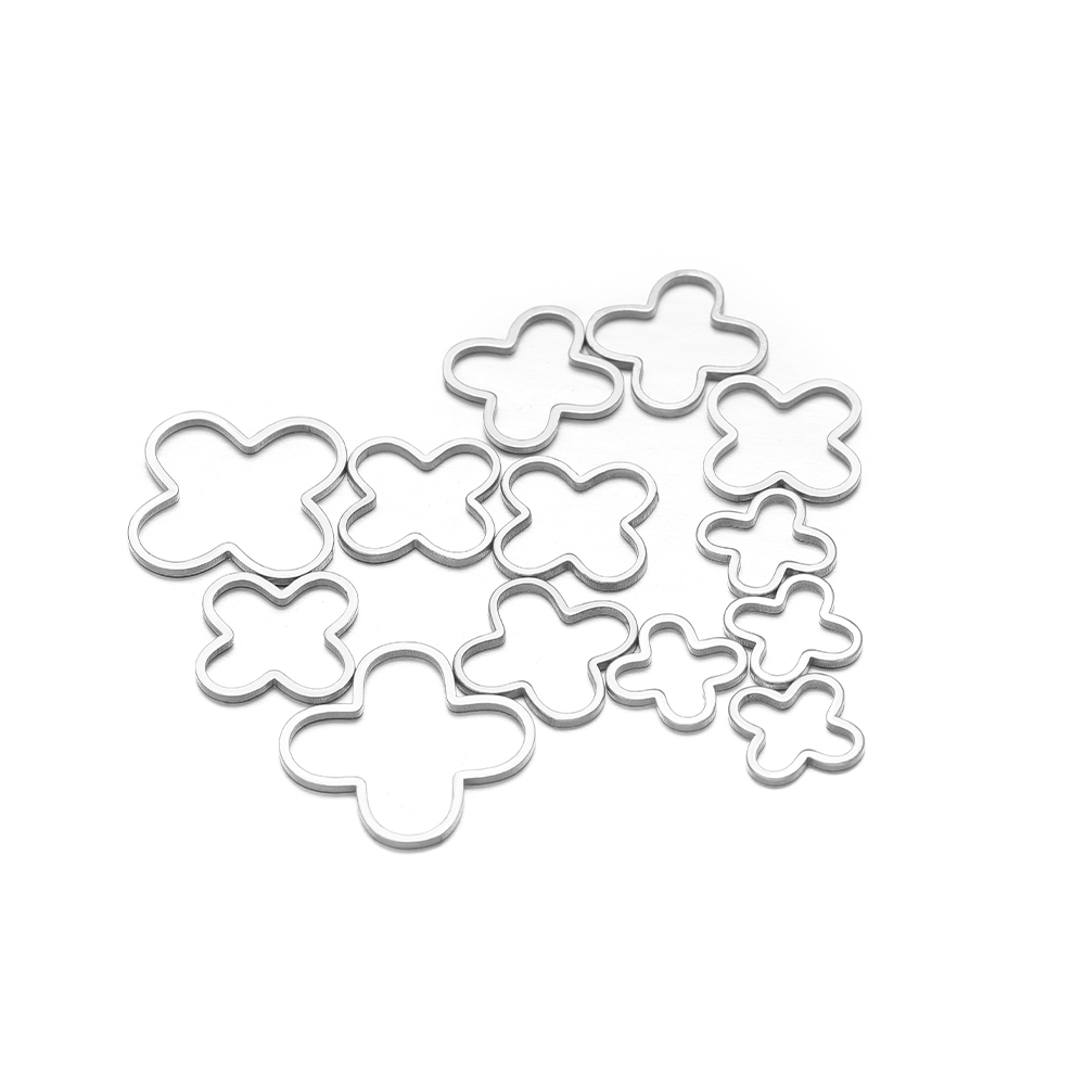 20/50 Stück vierblättrige Blum – Jewelry Making Materials Wholesale Bewertung und Preis