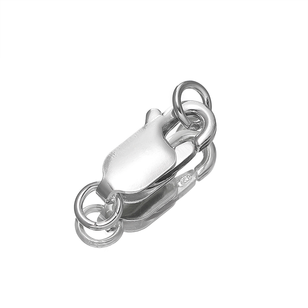 2 Stück massive silberne Karab – Lobster Clasp Silver Bewertung und Preis