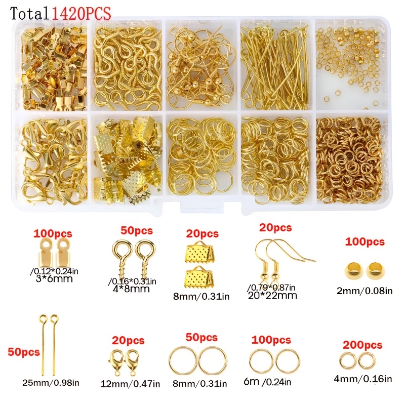 1420-teiliges Schmuckzubehör-S – Jewelry Making A Ring Bewertung und Preis