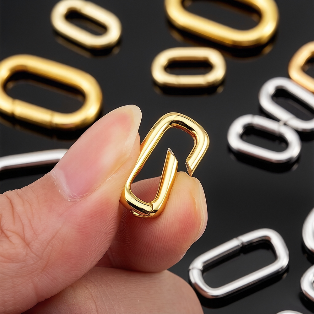 2 Stück 18K vergoldete ovale K – Jewelry Making A Ring Bewertung und Preis