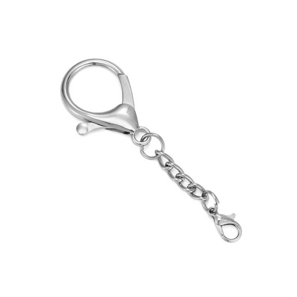 10 Stück silberfarbene große K – Lobster Clasp Silver Bewertung und Preis